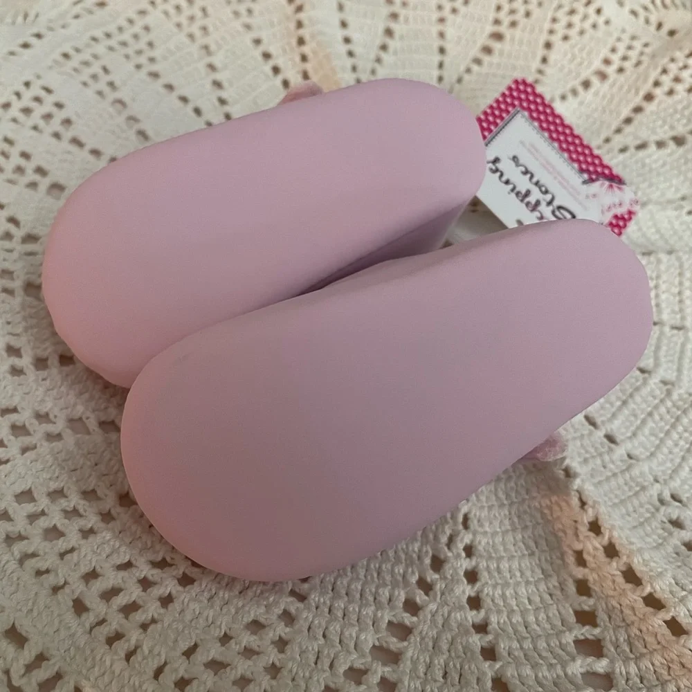 Lovely Baby Girl Shoes Pink with Floral Details, size 6-9 months - Picture 4 of 5